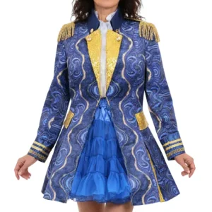 Carnavalsjas Dames Blue marble