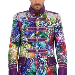 Carnavalsjas Heren Paars lang