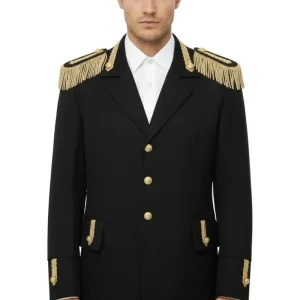 Carnavalsjas Heren zwart deluxe