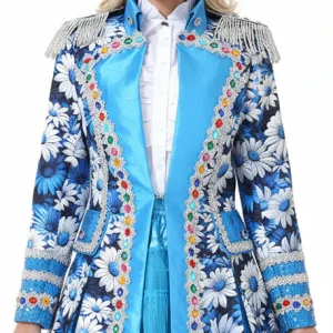 Carnavalsjas Madelief Blauw Dames