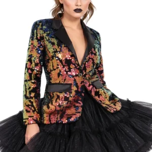 Damescolbert deluxe pailletten