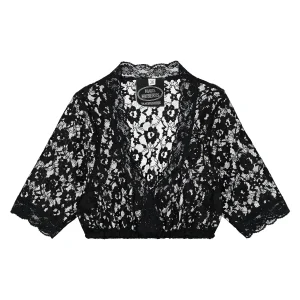 Dirndlblouse Kant Zwart Dames