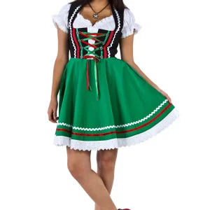 Tiroler Dirndl Zwart Groen