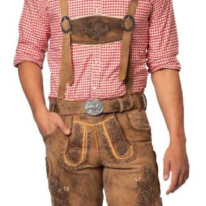 Lederhose Lech Kort Bruin