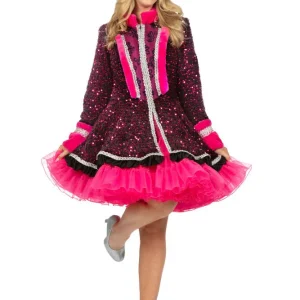 Luxe Carnavalsjas Pailletten Roze Dames