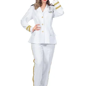 Luxe Navy Officier Kostuum Dames