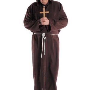 Monnik Heren Kostuum Bruin