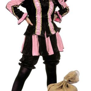 Pietenpak Dames Roze Zwart