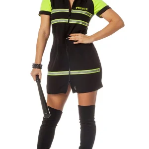 Politie Jurkje Dames (zwart/geel)